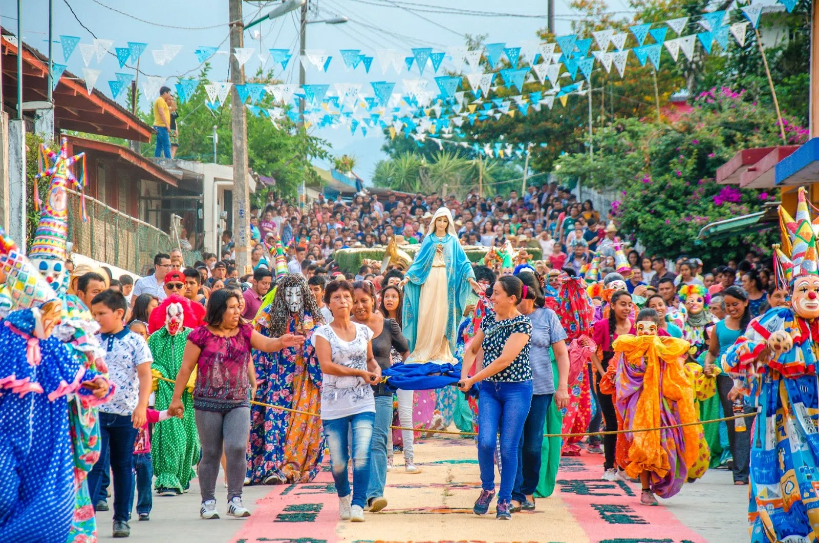 Fiesta de la Virgen de la Asunción en Ixcatepec