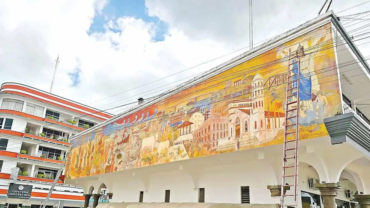 Mural del Palacio Municipal de Tuxpan