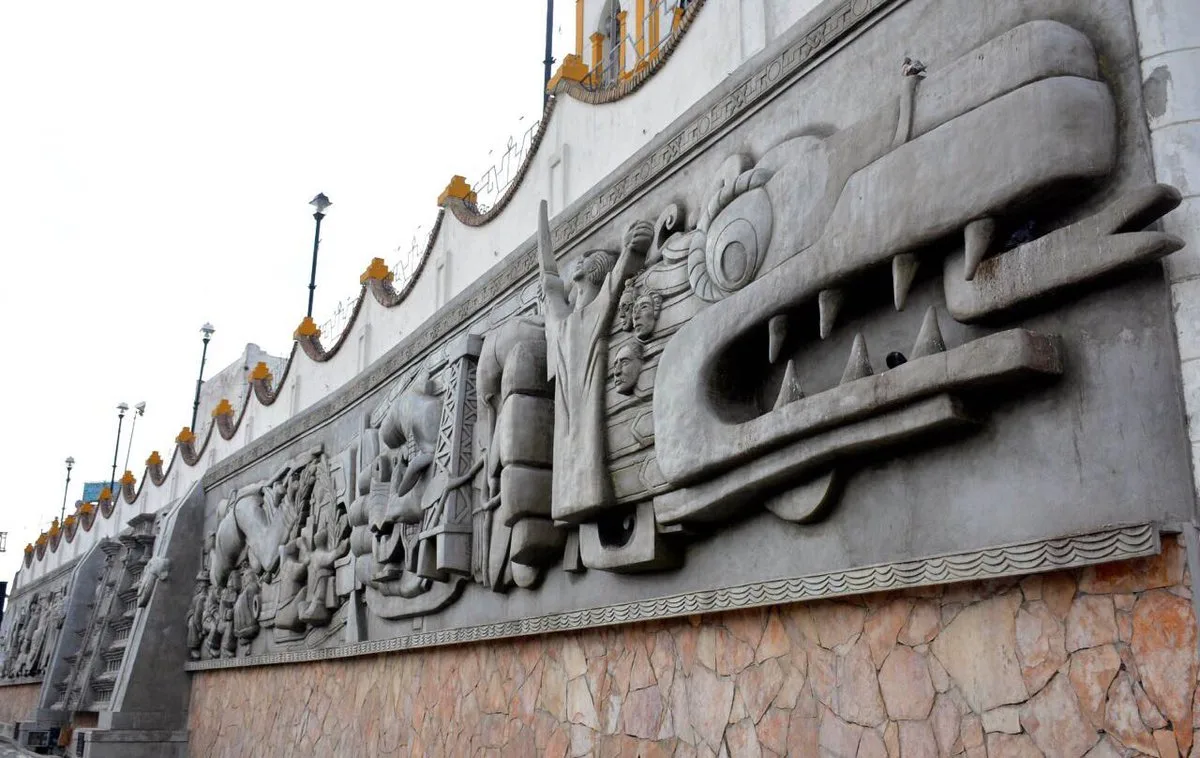 Mural Homenaje a la Cultura Totonaca
