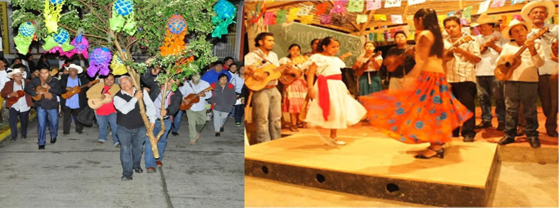 Fandangos y paseo de la Rama en Santiago Tuxtla