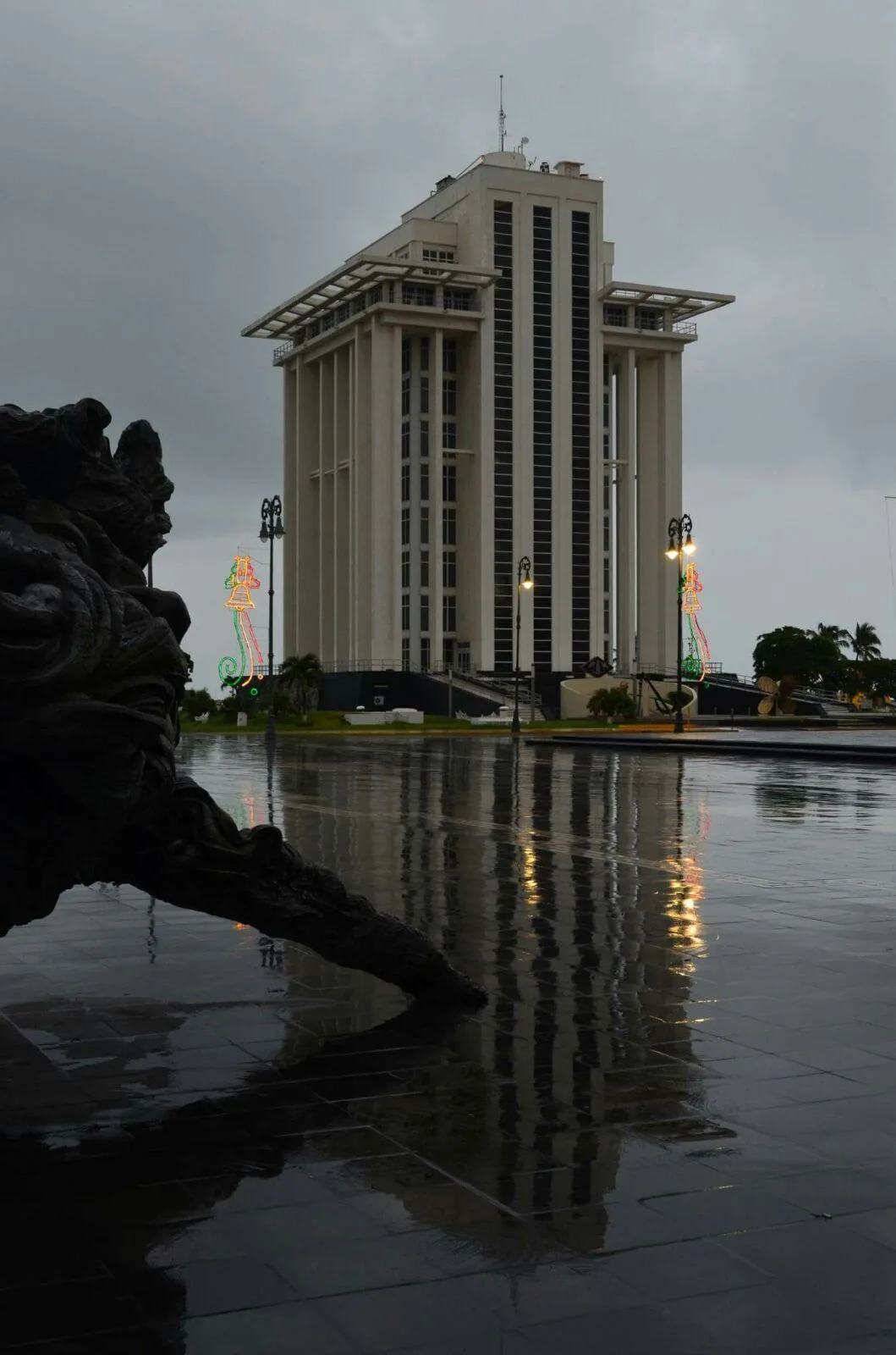 Torre de Pemex en Veracruz