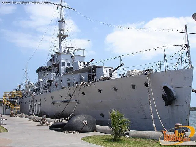 Buque Cañonero C‑07 Guanajuato en Boca del Río