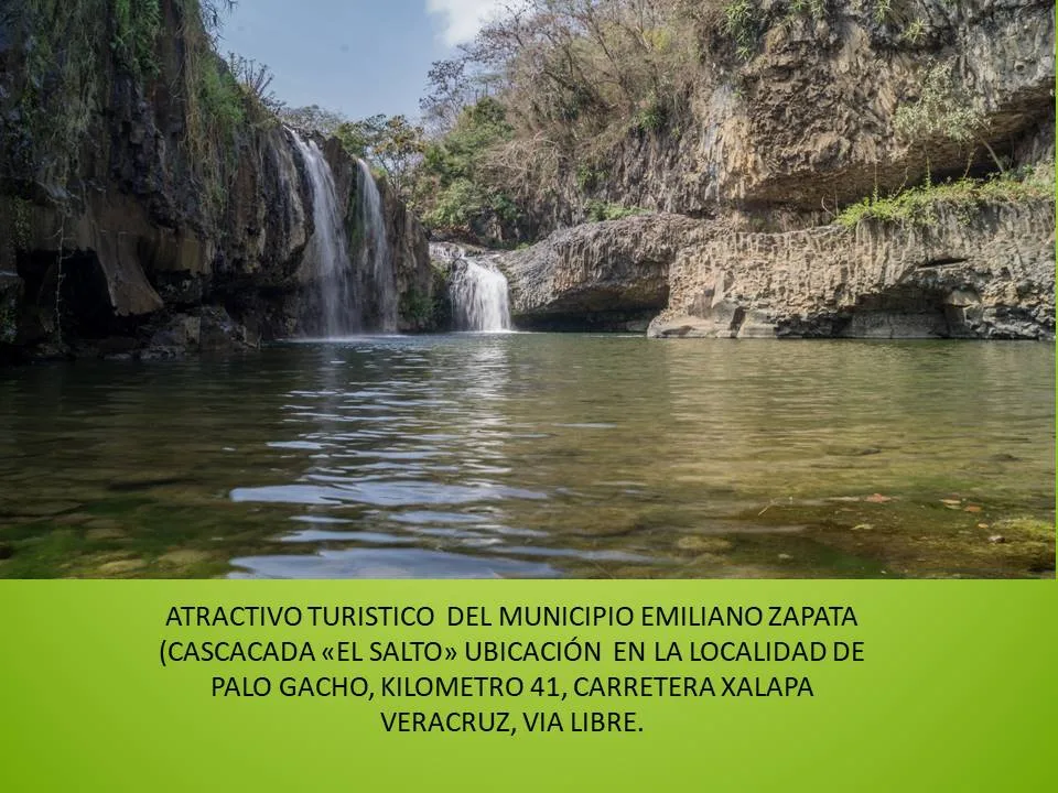 Cascada El Salto en Emiliano Zapata