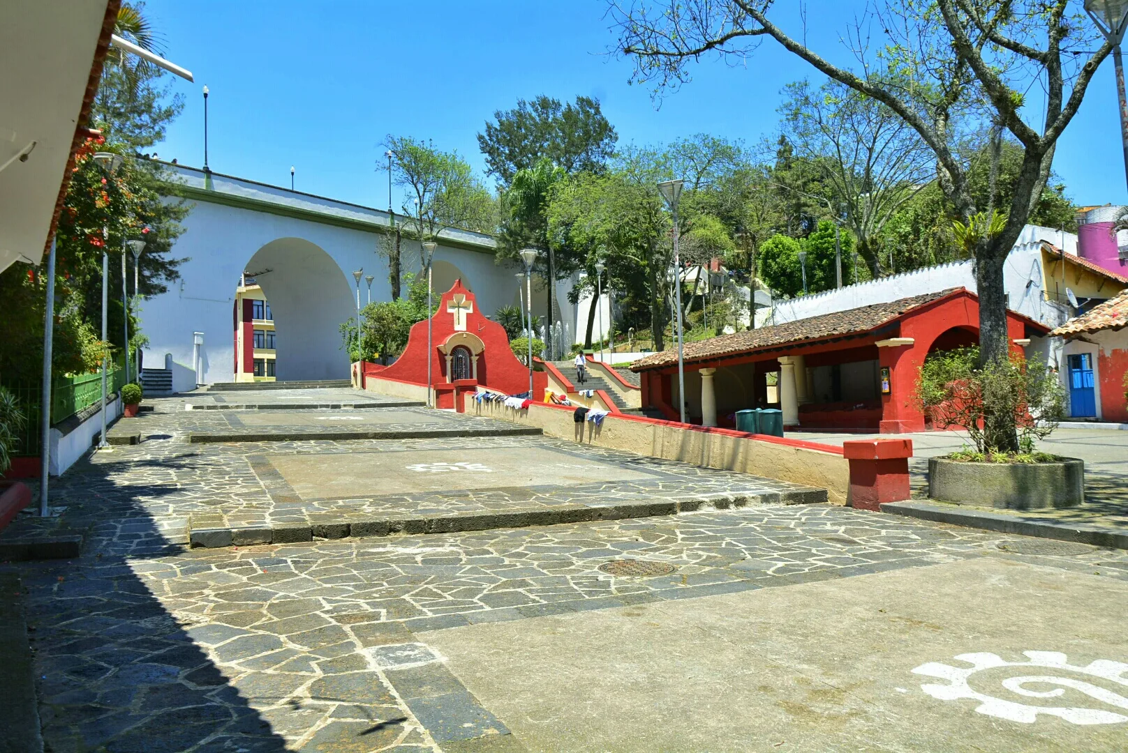 Barrio de Xallitic y su puente