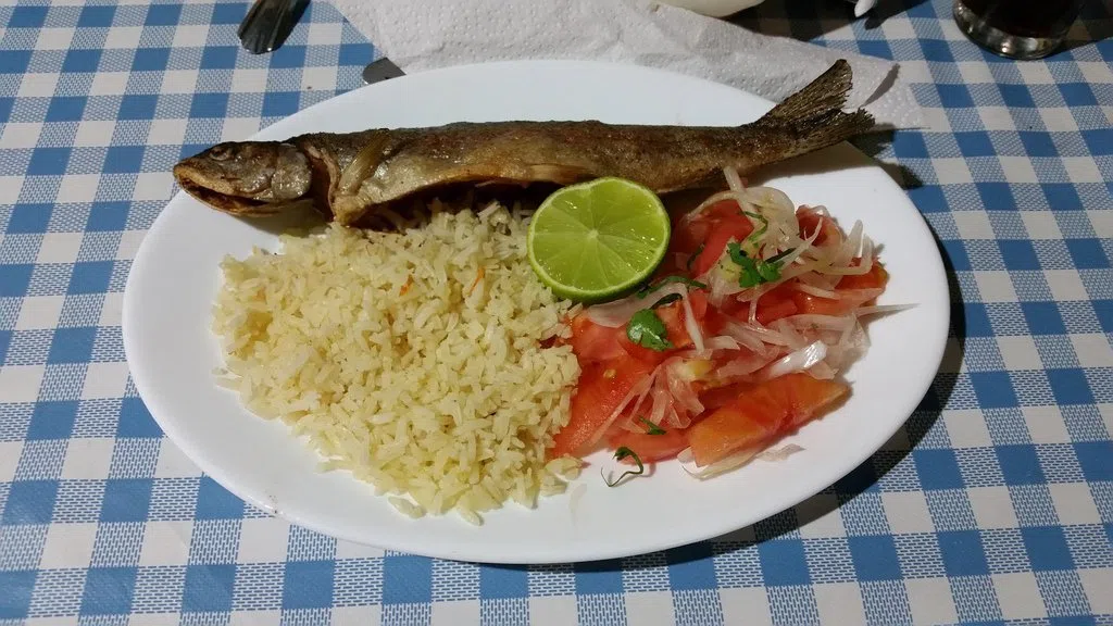 Trucha preparada en Xico