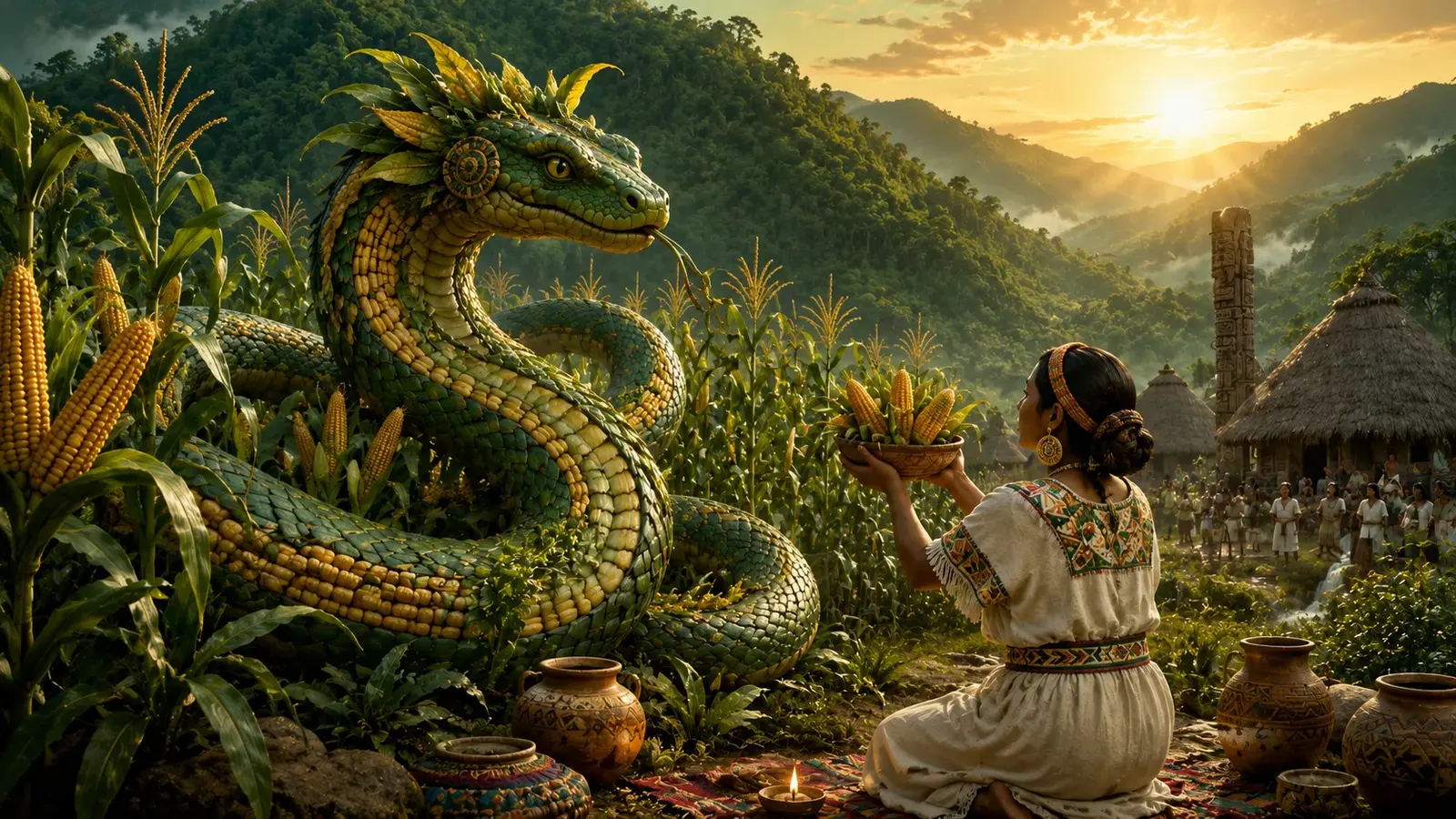 Kuxi Lawa, La Serpiente Del Maíz