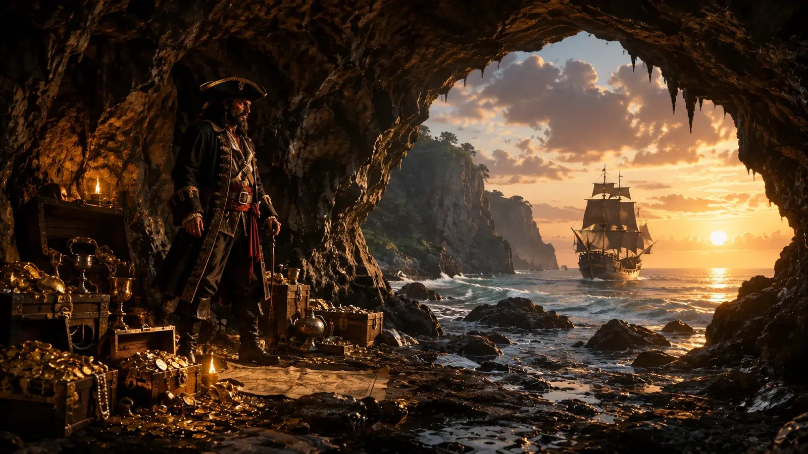 La Cueva del Pirata Lorencillo y el Tesoro Escondido