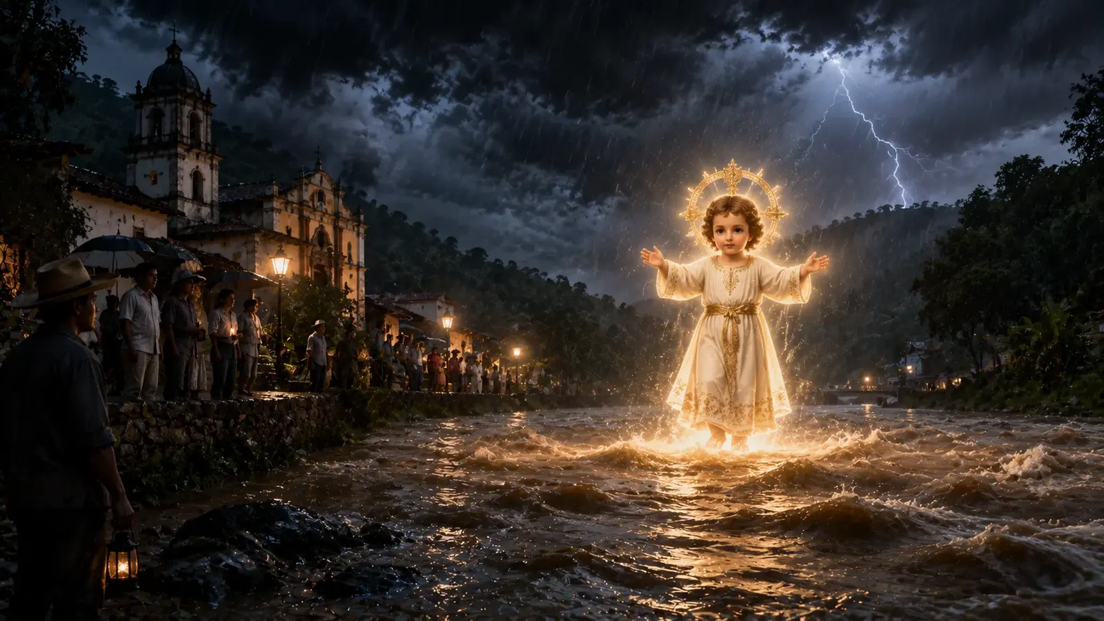 El Niño Dios Aparecido en el Agua